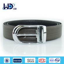 Pin Buckle Genuine Cowhide Leather Belt for Men
